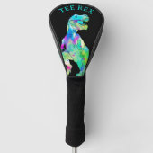 Lustiger Tee Rex Dinosaurier Witz Golf Headcover (Vorderseite)