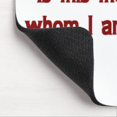 Lustiger Telefonist Mousepad (Ecke)