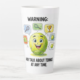 Lustiger Tennisspruch für Tennisspieler Milchtasse