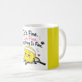 Lustiger Tennisspruch Kaffeetasse (VorderseiteRechts)