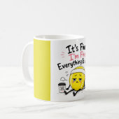Lustiger Tennisspruch Kaffeetasse (Vorderseite Links)