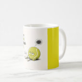 Lustiger Tennisspruch Kaffeetasse (VorderseiteRechts)