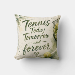 Lustiger Tennisspruch Kissen