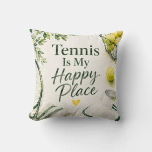 Lustiger Tennisspruch  Kissen