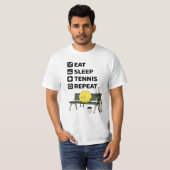 Lustiger Tennisspruch T-Shirt (Vorne ganz)