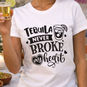 Lustiger Tequila hat mein Herz nie gebrochen T-Shirt