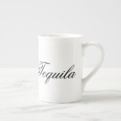 Lustiger Tequila-Hipster-Spaß-Kaffeetee humorvoll Porzellantasse (Rechts)