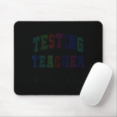 Lustiger Testlehrer-Testtag bruh Mathe ela Gruppe Mousepad (Mit Mouse)