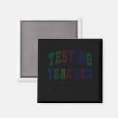 Lustiger Testlehrer-Testtag bruh Mathe ela squad Magnet (Vorderseite/Rückseite)