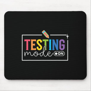 Lustiger Testmodus am Testtag Motivations-Tee Mousepad