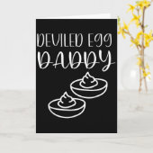 Lustiger Teufelsei-Papa  Karte (Gelbe Blume)