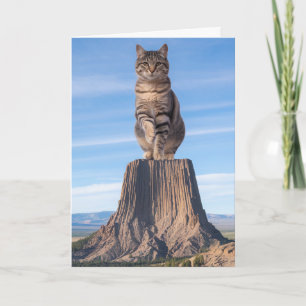 Lustiger Teufelsturm-Tabby Karte