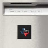 Lustiger Texas-BBQ-Grill- oder Rauchfleisch-Männer Magnet (In Situ (Geschirrspüler))