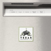 Lustiger Texas-Gürteltier Magnet (In Situ (Geschirrspüler))