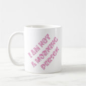 Lustiger Text Kaffeetasse (Links)