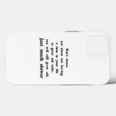 Lustiger Text über Frauen und Männer. Case-Mate iPhone Hülle (Rückseite (Horizontal))