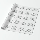 Lustiger Text über Frauen und Männer. Geschenkpapier (Ungerollt)