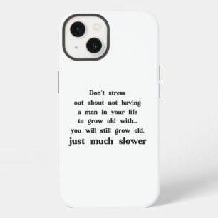 Lustiger Text über Frauen und Männer. iPhone 13 Hülle