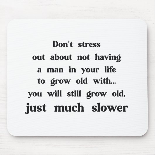Lustiger Text über Frauen und Männer. Mousepad (Vorne)