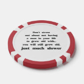 Lustiger Text über Frauen und Männer. Pokerchips (Einzeln)