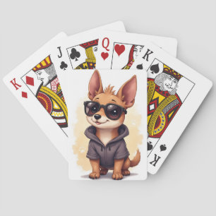 Lustiger Thai Ridgeback Kawaii Hund Spielkarten