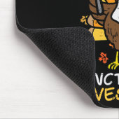 Lustiger Thanksgiving-Lehrer Truthahn Lasst uns Ki Mousepad (Ecke)