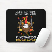 Lustiger Thanksgiving-Lehrer Truthahn Lasst uns Ki Mousepad (Mit Mouse)