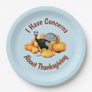 Lustiger Thanksgiving Truthahn Custom Humor Pappteller