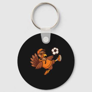 Lustiger Thanksgiving Truthahn Fußball Für Kinder Schlüsselanhänger