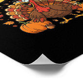 Lustiger Thanksgiving Truthahn Meme F-caw-f F-awk- Poster (Ecke)