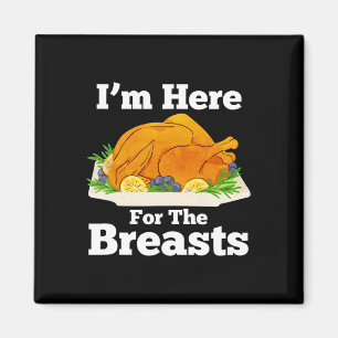 Lustiger Thanksgiving Truthahn Schmutziger Erwachs Magnet
