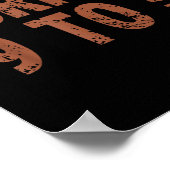 Lustiger Thanksgiving Turkin 9 To 5 Humor Truthahn Poster (Ecke)