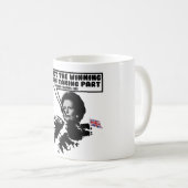 Lustiger Thatcher Falkland Kaffeetasse (VorderseiteRechts)