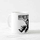Lustiger Thatcher Falkland Kaffeetasse (Vorderseite Links)