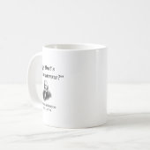 Lustiger Thomas Jefferson USA Geschichte Lehrer Sc Kaffeetasse (Vorderseite Links)