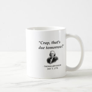 Lustiger Thomas Jefferson USA Geschichte Lehrer Sc Kaffeetasse