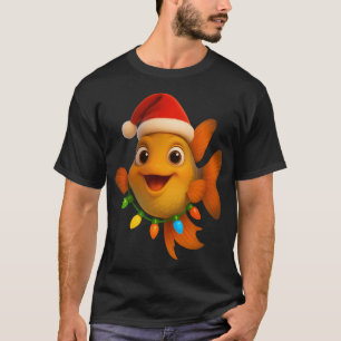 Lustiger Thunfisch-Anglerhai-Kunst T-Shirt