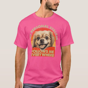 Lustiger Tibet Spaniel Hund Rasse Besitzer Haustie T-Shirt