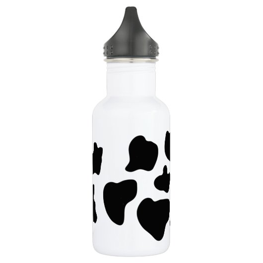 Lustiger Tierdruck des Kuhstellen-Musters | Trinkflasche (Links)