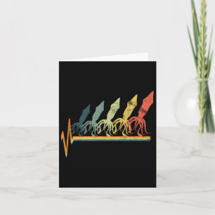 Lustiger Tintenfisch Meeresbiologie Biologe  Karte