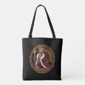 Lustiger "Tischkönig" Thanksgiving-Truthahn Tasche (Rückseite)