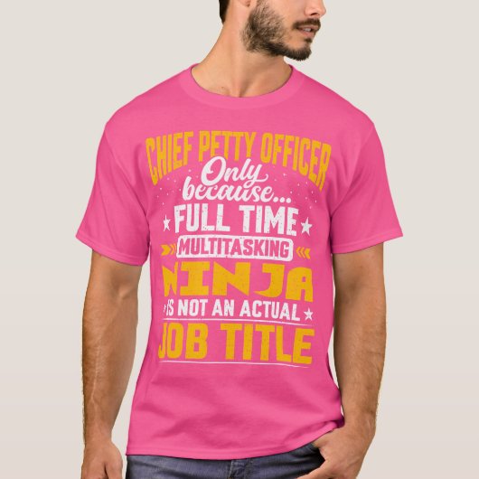 Lustiger Titel als Erster Maat T-Shirt (Vorderseite)