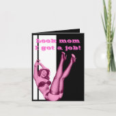 Lustiger Tochtermuttertag Karte (Vorderseite)