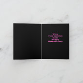 Lustiger Tochtermuttertag Karte (Innenseite)