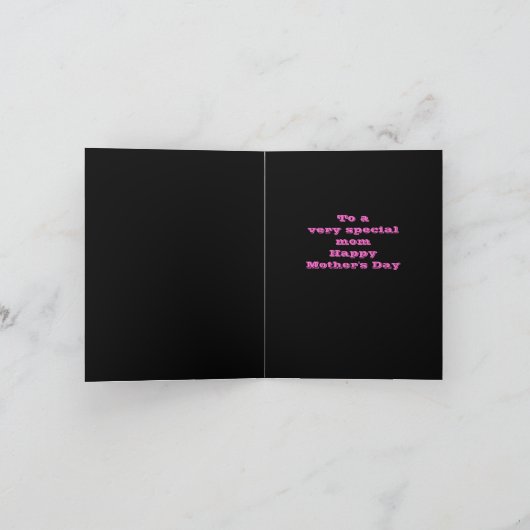 Lustiger Tochtermuttertag Karte (Innenseite)