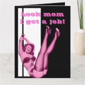 Lustiger Tochtermuttertag Karte (Vorderseite)