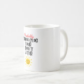 Lustiger Toilettenstopfer Kaffeetasse (VorderseiteRechts)