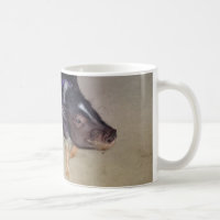 Lustiger Topf aufgeblähte Schwein-Fotografie-Tasse