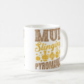 Lustiger Töpfer Keramik Ton Künstler Kaffeetasse (VorderseiteRechts)