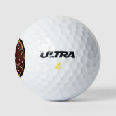 Lustiger Tortenpunkt Golfball (Logo)